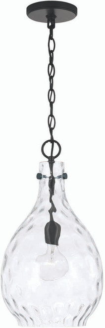 Home Place 349012MB Brentwood Matte Black Mini Drop Lighting Fixture