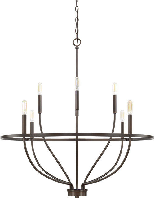 Home Place 428581BZ Greyson Contemporary Bronze Lighting Chandelier