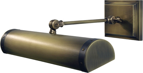 House of Troy DSTLEDZ16-ABMB Steamer Antique Brass w/ Mahogany Bronze Accents LED 16" Picture Light