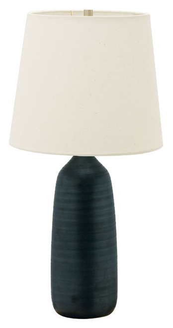House of Troy GS101-BM Scatchard Stoneware Black Matte Finish Table Lamp - 31 Inches Tall