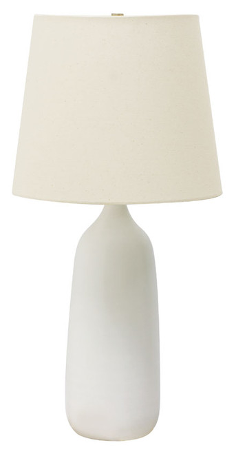 House of Troy GS101-WM Scatchard 31 Inch Tall White Matte Finish Lighting Table Lamp