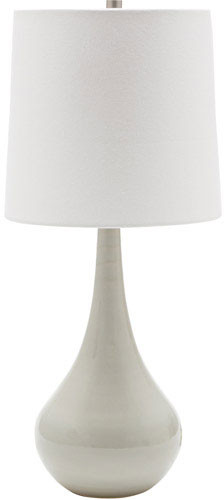 House of Troy GS180-GG Scatchard Contemporary Gray Gloss Lighting Table Lamp