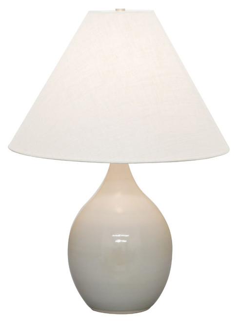 House of Troy GS300-GG Scatchard Gray Gloss Finish 23.5" Tall Table Top Lamp