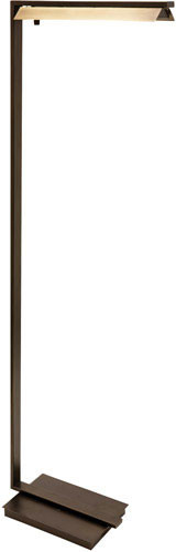 House of Troy JLED500-CHB Jay Modern Chestnut Bronze and Antique Brass LED Floor Lamp