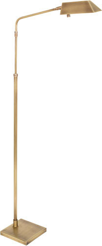 House of Troy NEW200-AB Newbury Antique Brass LED Floor Lamp Lighting