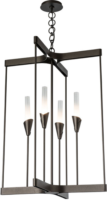Hubbardton Forge 101700 Lilium Halogen Square / Rectangular Foyer Light Fixture
