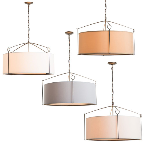 Hubbardton Forge 104255 Bow 30" Drum Lighting Pendant