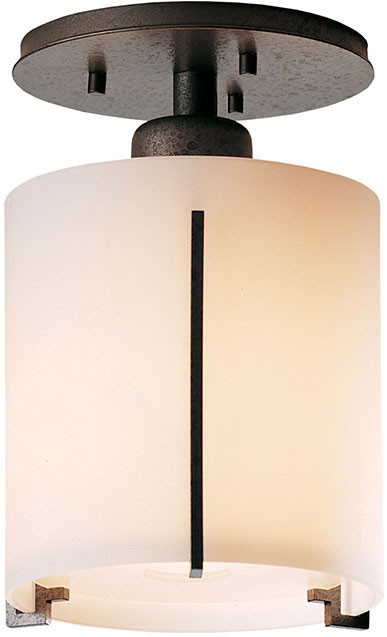 Hubbardton Forge 123775 Exos Round Small Semi-Flush Ceiling Light