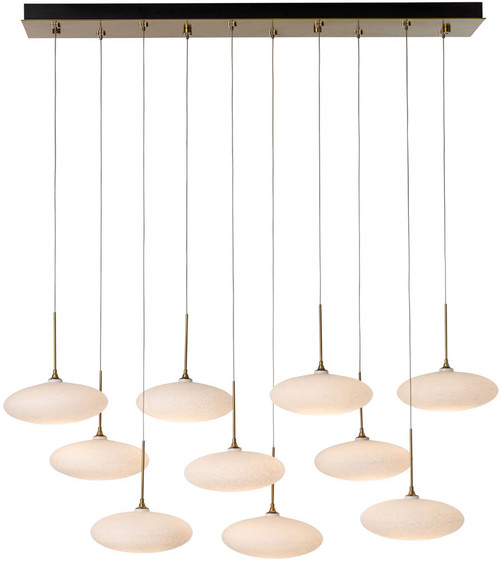 Hubbardton Forge 131148 Clouds LED Square / Rectangular Multi Hanging Light