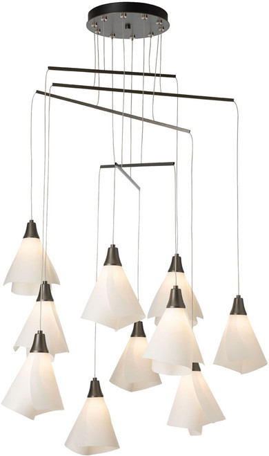 Hubbardton Forge 131152 Mobius LED Abstract Multi Drop Ceiling Light Fixture