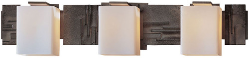 Hubbardton Forge 207843 Fullered Impressions Triple Wall Sconce