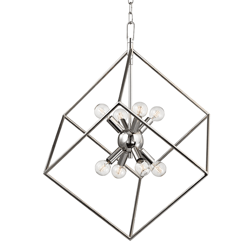 Hudson Valley 1220-PN Roundout Modern Polished Nickel Entryway Light Fixture