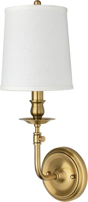 Hudson Valley 171-AGB Logan Aged Brass Sconce Lighting