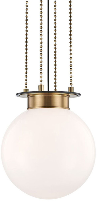 Hudson Valley 2014-AOB Gunther Modern Aged Old Bronze 14" Lighting Pendant