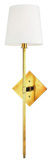 Hudson Valley 211-AGB Cortland Aged Brass 25 Inch Tall Transitional Lighting Sconce