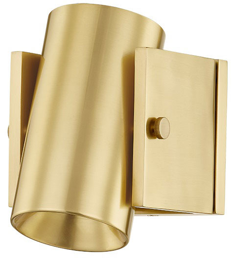 Hudson Valley 2306-AGB Nowra Modern Aged Brass Mini Wall Sconce Lighting
