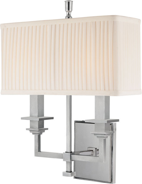 Hudson Valley 242-PN Berwick Polished Nickel Wall Lighting Sconce
