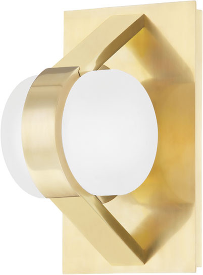 Hudson Valley 2700-AGB Orbit Modern Aged Brass LED Wall Lighting