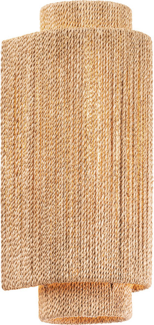 Hudson Valley 2718-VGL Metuchen Contemporary Vintage Gold Leaf Wall Sconce Light