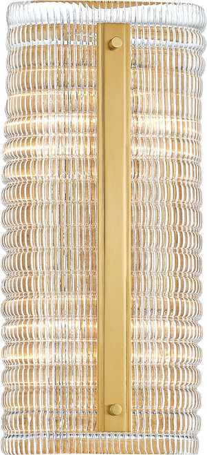 Hudson Valley 2854-AGB Athens Modern Aged Brass Wall Mounted Lamp