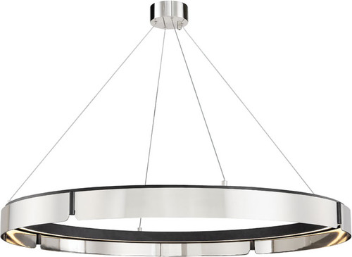 Hudson Valley 2949-BN/BK Tribeca Modern Burnished Nickel / Black LED 49" Drop Lighting Fixture