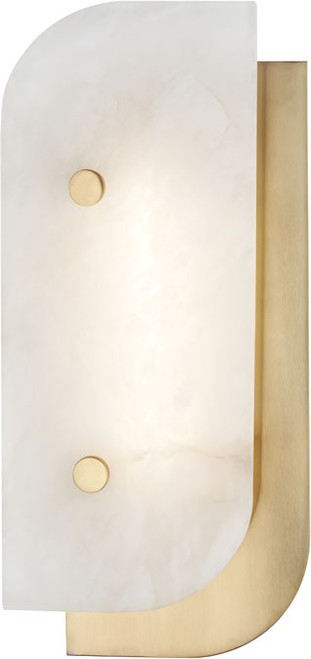 Hudson Valley 3313-AGB Yin & Yang Modern Aged Brass LED Sconce Lighting