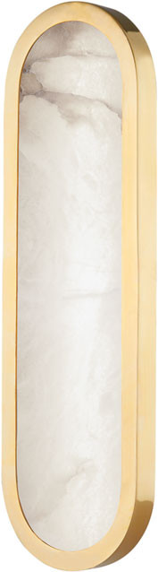 Hudson Valley 3318-AGB Manhasset Contemporary Aged Brass LED 18" Wall Sconce Lighting