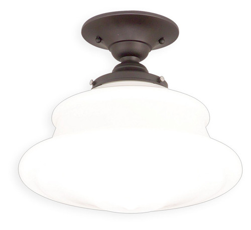 Hudson Valley 3412F-OB Petersburg Medium 12 Inch Diameter Old Bronze Finish Ceiling Light Fixture