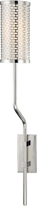 Hudson Valley 3921-PN Hugo Contemporary Polished Nickel Wall Sconce