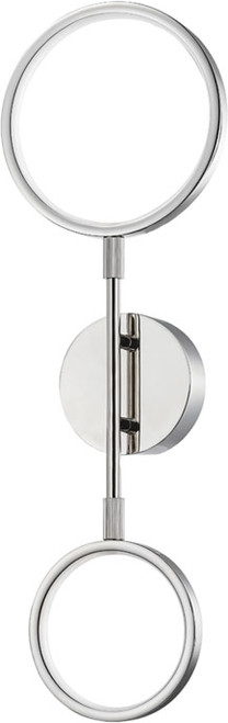 Hudson Valley 4102-PN Saturn Modern Polished Nickel LED Wall Lighting Fixture
