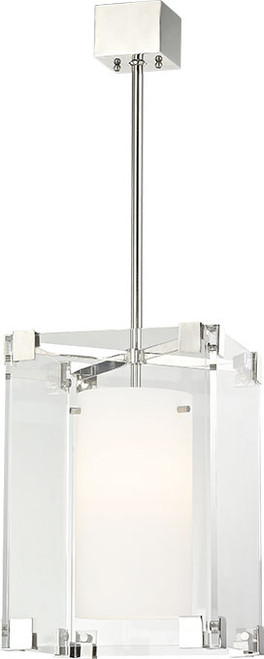 Hudson Valley 4125-PN Achilles Modern Polished Nickel 13" Pendant Lighting