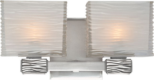 Hudson Valley 4662-PN Hartsdale Modern Polished Nickel Xenon 2-Light Wall Light Sconce