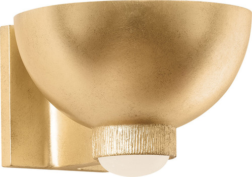 Hudson Valley 4806-VGL Fairview Modern Vintage Gold Leaf Wall Sconce Light