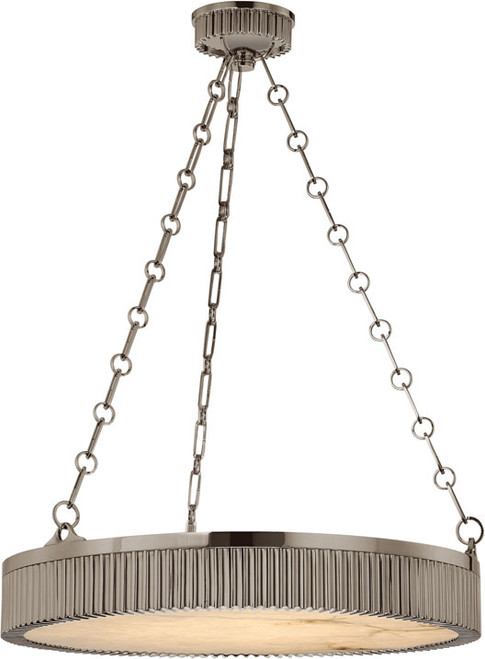 Hudson Valley 522-AN Lynden Retro Antique Nickel 22" Drum Pendant Light