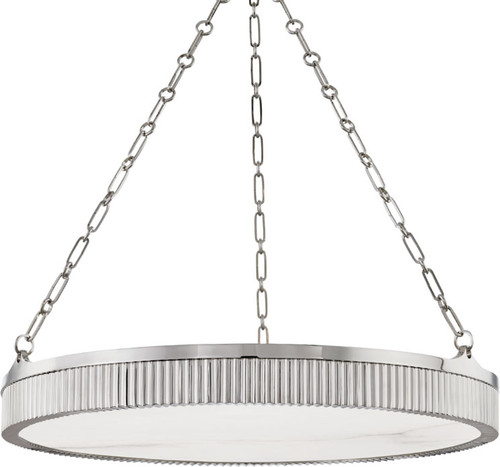 Hudson Valley 532-PN Lynden Modern Polished Nickel Drop Ceiling Light Fixture