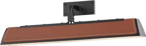 Hudson Valley 5324-OB Holtsville Old Bronze w/ Saddle Leather 24" Picture Light