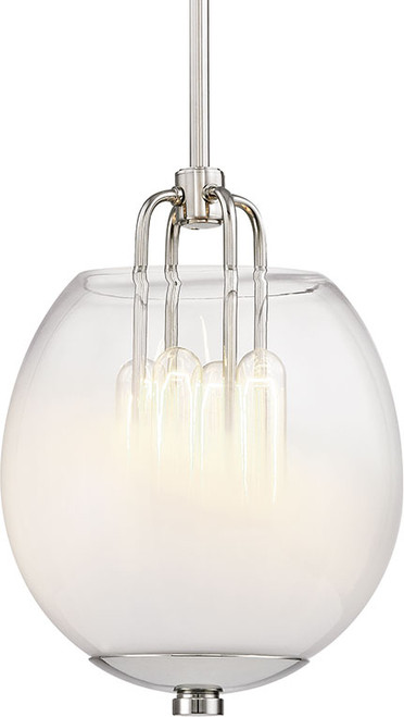 Hudson Valley 5709-PN Sawyer Modern Polished Nickel Entryway Light Fixture