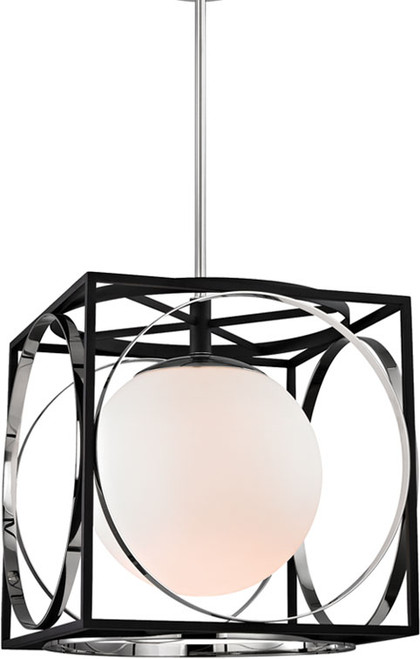 Hudson Valley 5818-PN Wadsworth Contemporary Polished Nickel 17.75" Drop Lighting