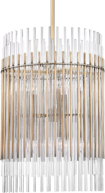 Hudson Valley 6320-AGB Wallis Modern Aged Brass 20.75" Lighting Pendant