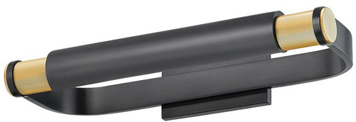 Hudson Valley 6418-AGB/DB Elm Park Contemporary Aged Brass / Distressed Bronze Art Lamp