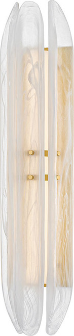 Hudson Valley 6822-AGB Westtown Modern Aged Brass LED Sconce Lighting