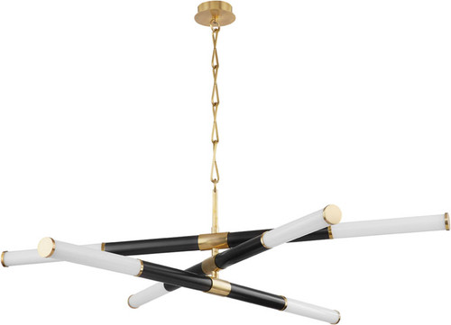 Hudson Valley 7066-AOB Huntington Contemporary Aged Old Bronze LED Lighting Chandelier