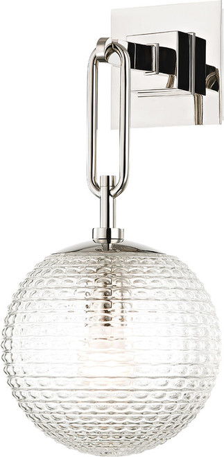 Hudson Valley 7101-PN Jewett Contemporary Polished Nickel Wall Sconce