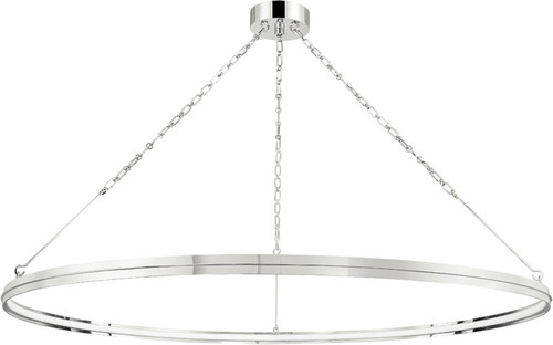 Hudson Valley 7156-PN Rosendale Modern Polished Nickel LED 56" Drop Lighting Fixture