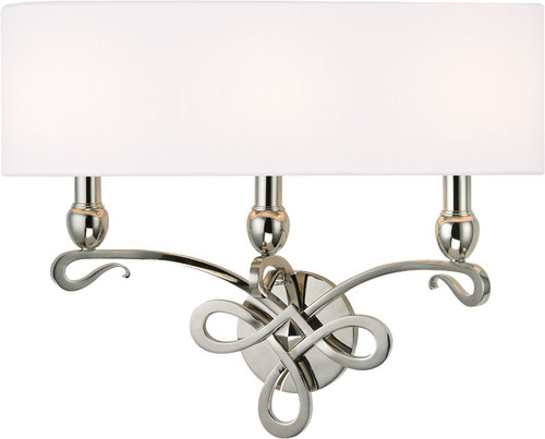 Hudson Valley 7213-PN Pawling Polished Nickel Wall Sconce