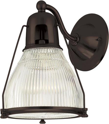 Hudson Valley 7301-OB Haverhill Contemporary Old Bronze Lamp Sconce