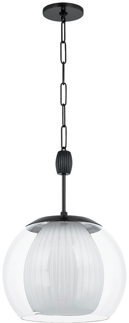 Hudson Valley 7317-DB Clementon Modern Distressed Bronze Pendant Lamp