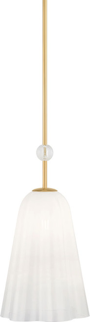 Hudson Valley 7810-AGB Cambria Heights Modern Aged Brass Mini Lighting Pendant