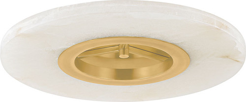 Hudson Valley 8024-AGB Alto Contemporary Aged Brass LED Overhead Light Fixture
