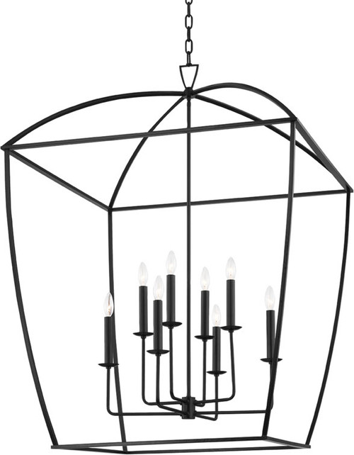 Hudson Valley 8334-AI Bryant Aged Iron 34" Entryway Light Fixture